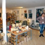 Blick in den Verkaufsraum vor Ort
