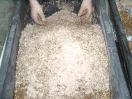 alles mischen Superbokashi Herstellung