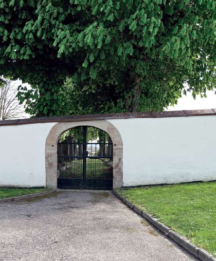 Der jüdische Friedhof in Ihringen am Kaiserstuhl mit den prächtigen Kastanien