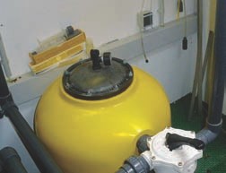 Spülen des Sandfilters unnötig.