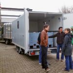 Der mobile Fermenter vor Übergabe an die ADRA