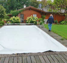 Stabile Folie zur Pool-Abdeckung