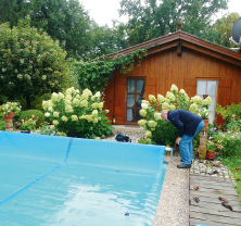 Folie kann leicht aufgerollt werden