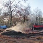 2016 wurden 75% des Laubs zu Bokashi fermentiert
