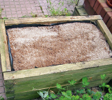 Versuch: Sand mit Bokashi