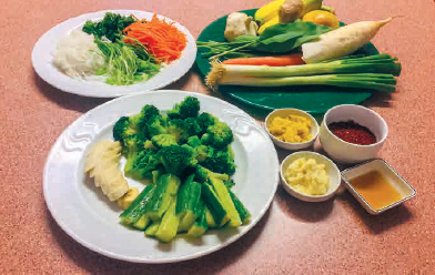 Zutaten für Brokkoli Kimchi