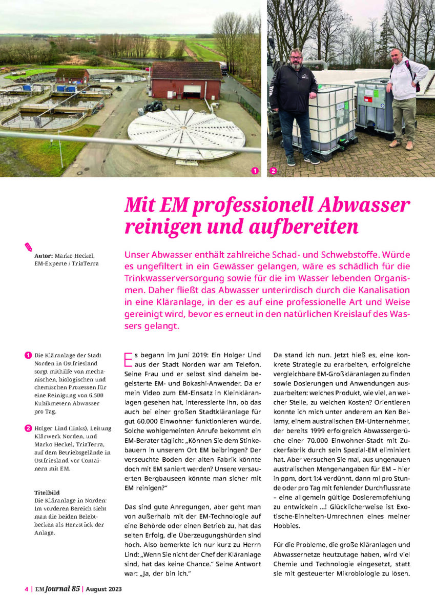 Abwasser-reinigen